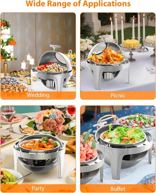 Premium Stainless Steel Chafing Dish Set for Catering Events - Image 4