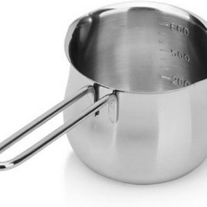 Stylish Stainless Steel Mini Milk Pot for Home and Kitchen Use