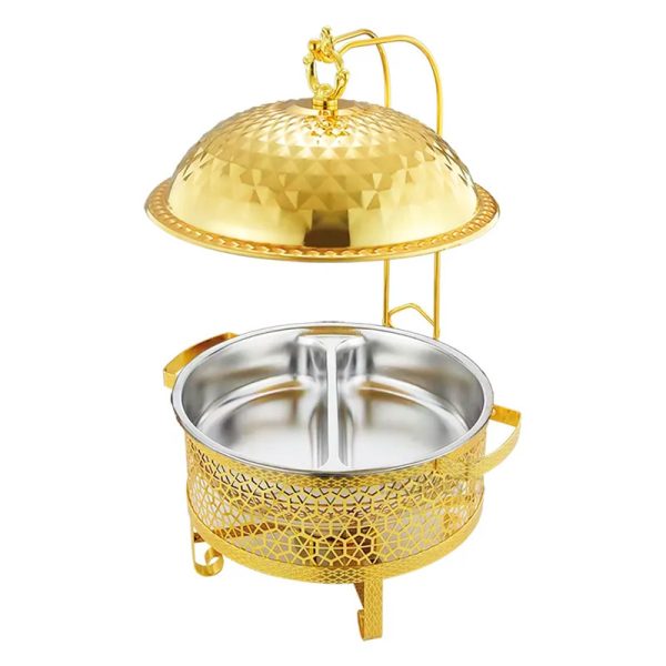 Commercial Modern Widened Rounded Edge Food Pans for Cooking Hotpot by Oneself