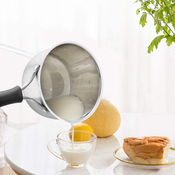 Elegant Stainless Steel Turkish Coffee Pot for Modern Kitchen Aesthetics and Durability - Image 4