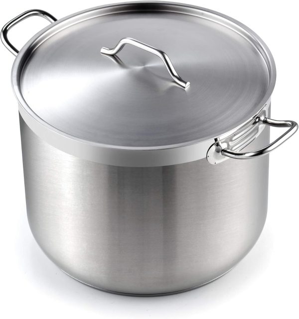 Grade 304 Stainless Steel Cooking Pot for Catering