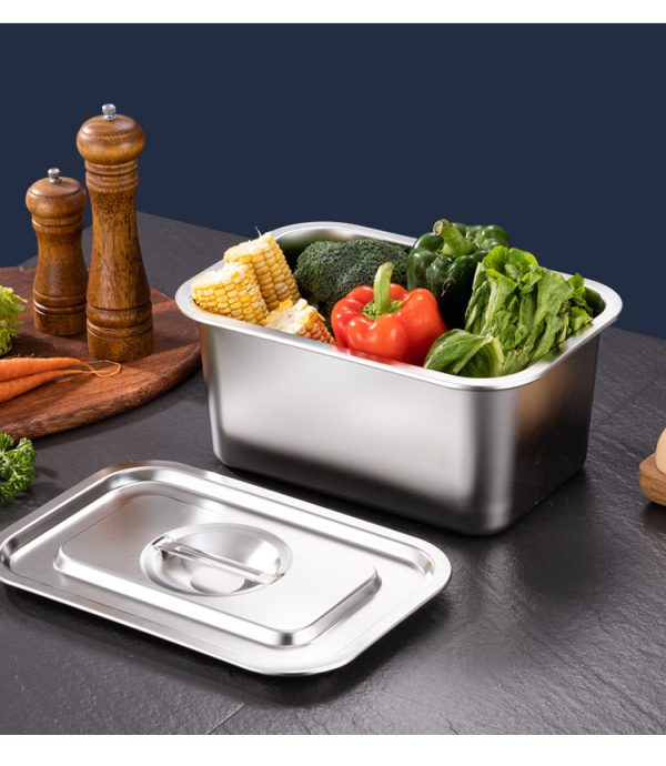 Multi-Functional Kitchen Stainless Steel 1/2 Gn Pan for Hotel Buffet Catering Equipment - Image 4