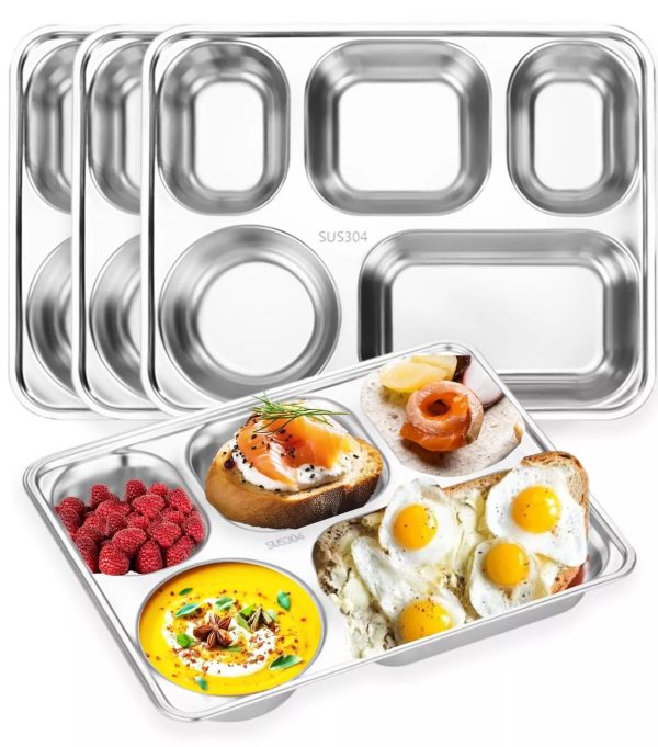 Durable Food Serving Tray for Kids and Adults Meal Time - Image 3