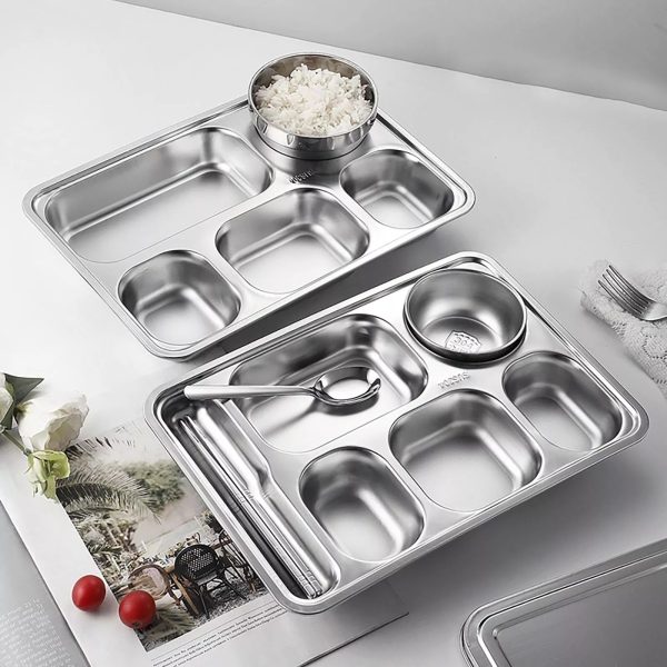 Durable Food Serving Tray for Kids and Adults Meal Time - Image 2