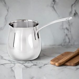 Premium Stainless Steel Turkish Coffee Pot for Authentic Brewing