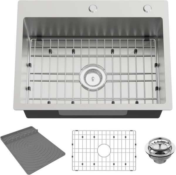 Durable Stainless Steel Sink with Deep Basin Design for Modern Home Renovations - Image 3