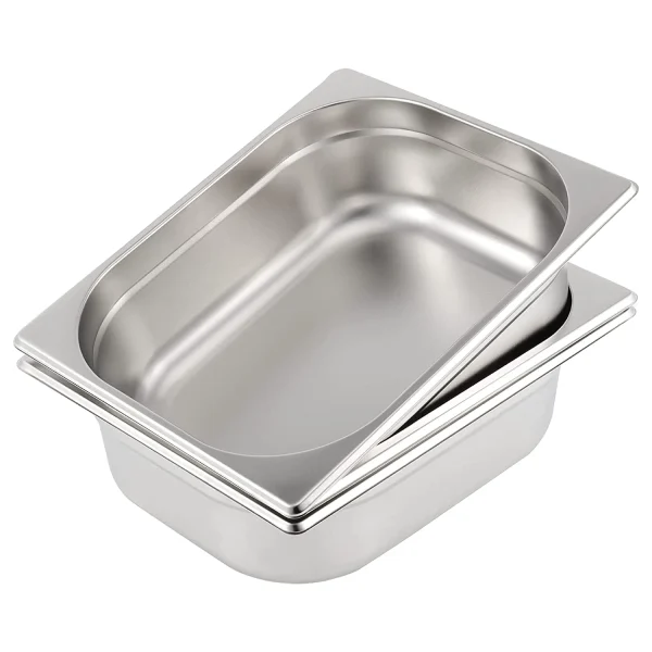 Versatile Multi-Use Food Preparation 2/3 Gn Pans for Home Chefs