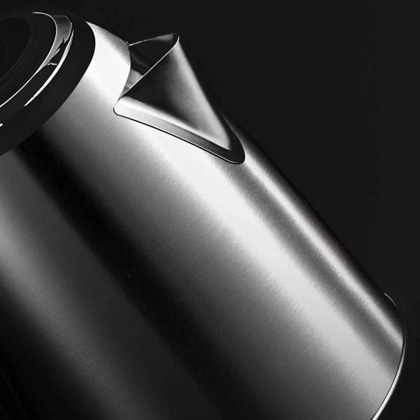 Modern Stainless Steel Electric Kettle with Auto Shut-off Feature - Image 3