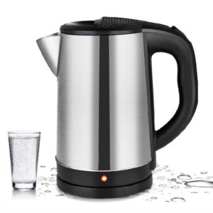 Modern Stainless Steel Electric Kettle with Auto Shut-off Feature