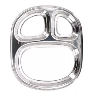 Stainless Steel Food Tray for Meals and Home Use