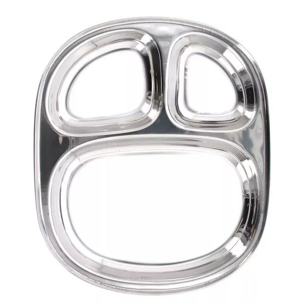 Stainless Steel Food Tray for Meals and Home Use