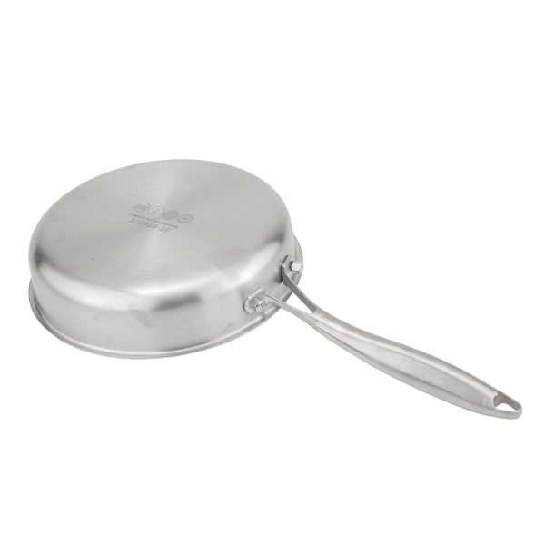 Non-Stick Stainless Steel Frying Pan for Effortless Cooking and Easy Cleanup - Image 3