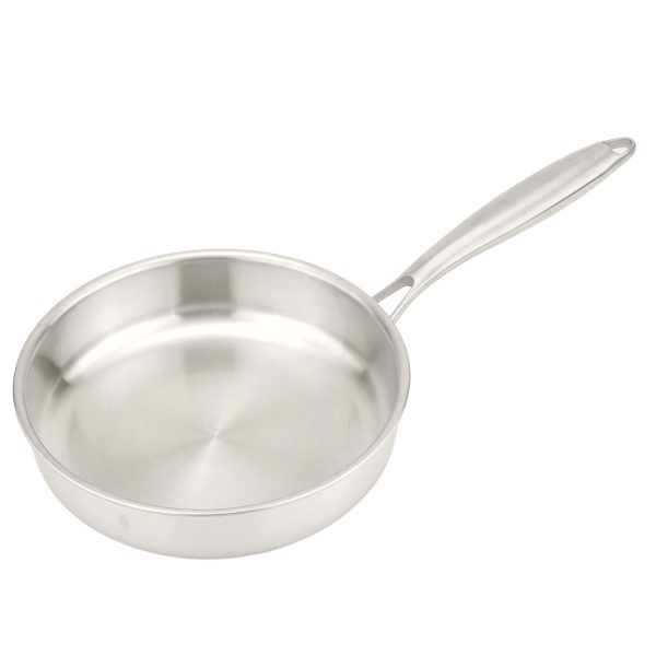 Non-Stick Stainless Steel Frying Pan for Effortless Cooking and Easy Cleanup - Image 4