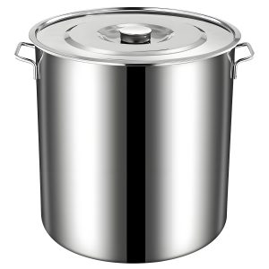 Durable Heavy-Duty 21L 25L Stainless Steel Stock Pot with Lid and Handle