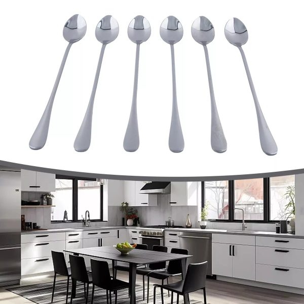 Stainless Steel Spoon with Threadlike Handle - Image 4