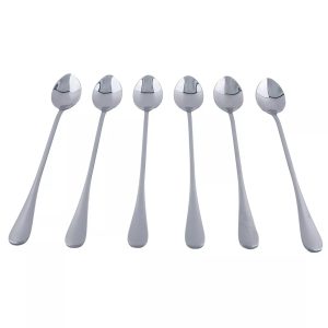 Stainless Steel Spoon with Threadlike Handle