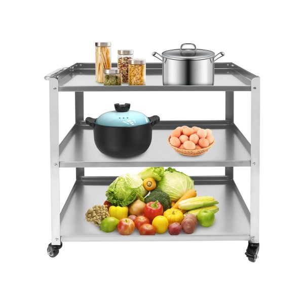 Pratical Serving Food Trolley for Transporting Restaurant Supplies - Image 2