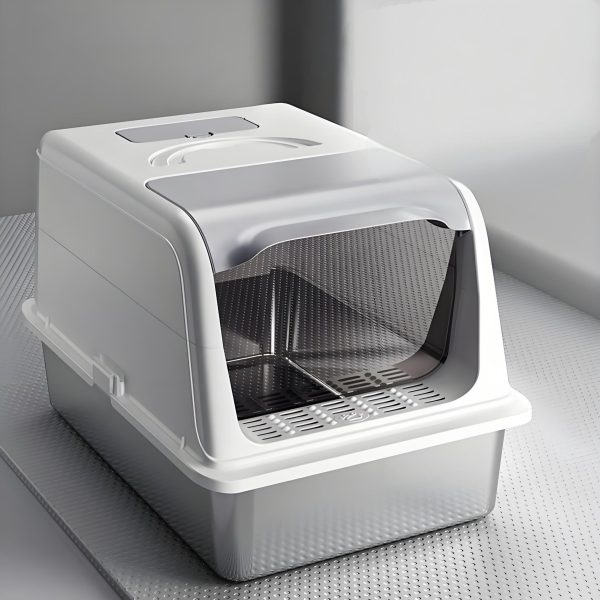Stylish Multicats Litter Box for Easy Cleaning and Care