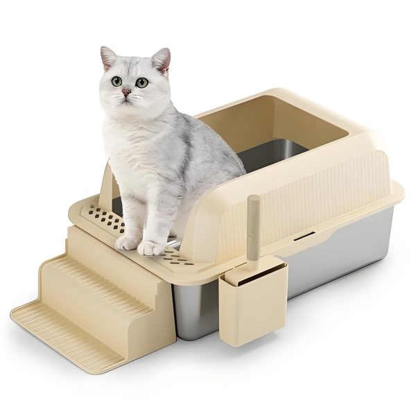 Ultimate Cat Litter Box with Odor Control and Easy Cleanup